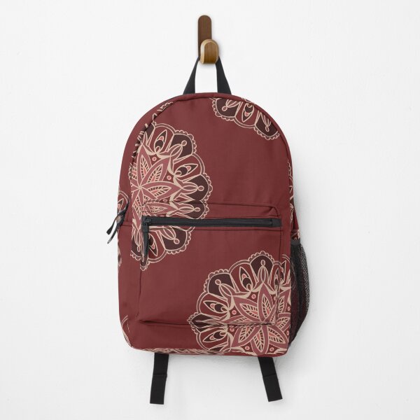 Item preview, Indian mandala pattern wine red designed and sold by Karin Schön.