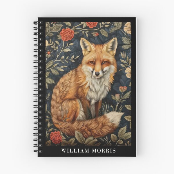 Item preview, William Morris Fox Poster Wall Art Print designed and sold by ArtHouseNiklas.