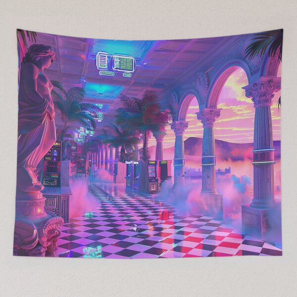 Item preview, Synthwave Aesthetic Illustration designed and sold by nomiraclehere.