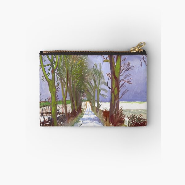 Item preview, David Hockney Art - The Arrival Snow in Woldgate designed and sold by DorisFinkbeiner.