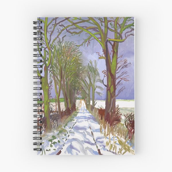 Item preview, David Hockney Art - The Arrival Snow in Woldgate designed and sold by DorisFinkbeiner.
