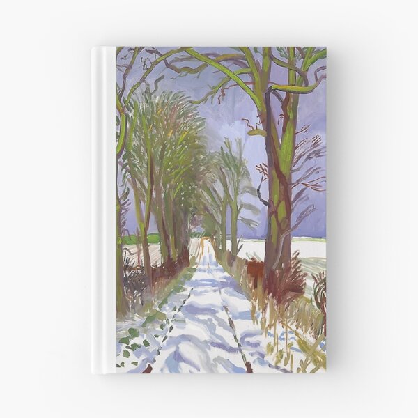 Item preview, David Hockney Art - The Arrival Snow in Woldgate designed and sold by DorisFinkbeiner.