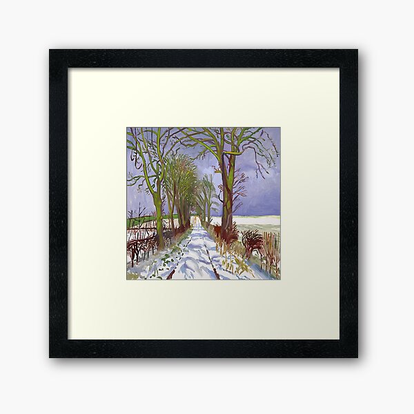 Item preview, David Hockney Art - The Arrival Snow in Woldgate designed and sold by DorisFinkbeiner.
