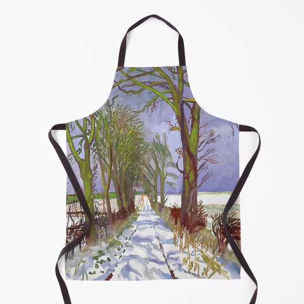 Item preview, David Hockney Art - The Arrival Snow in Woldgate designed and sold by DorisFinkbeiner.