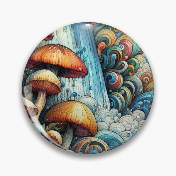 Item preview, Mushroom Waterfall!! designed and sold by DEKA777.