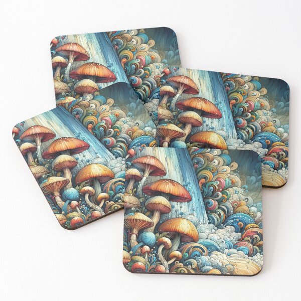 Item preview, Mushroom Waterfall!! designed and sold by DEKA777.