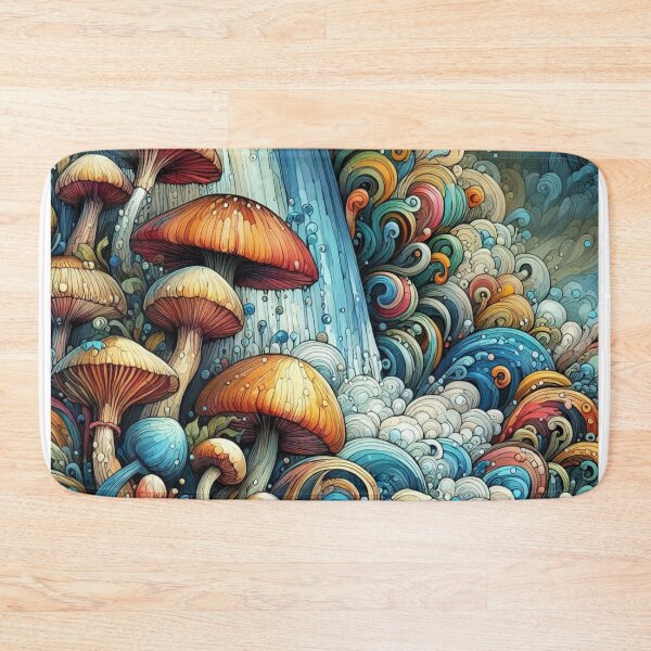 Item preview, Mushroom Waterfall!! designed and sold by DEKA777.