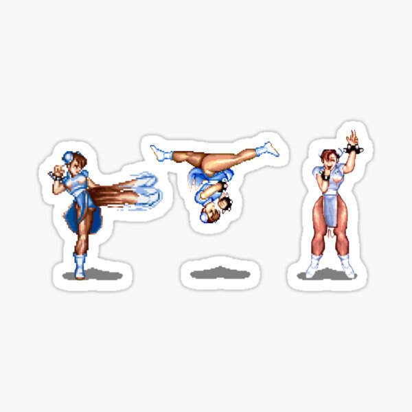 Vista previa del artículo con la obra «Chun Li de Street Fighter 2», diseñado y vendido por RahniNM.