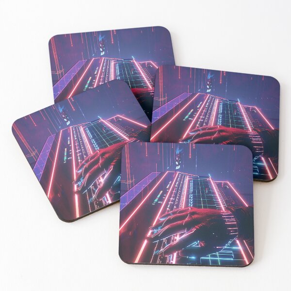 Item preview, Synthwave Aesthetic Illustration designed and sold by nomiraclehere.
