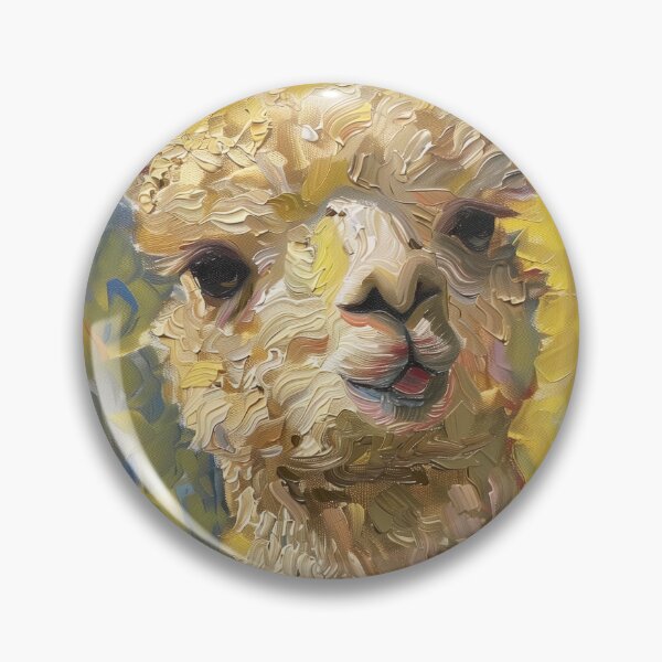 Item preview, Alpaca | Painting in the style of Vincent van Gogh designed and sold by ComicsFactory.