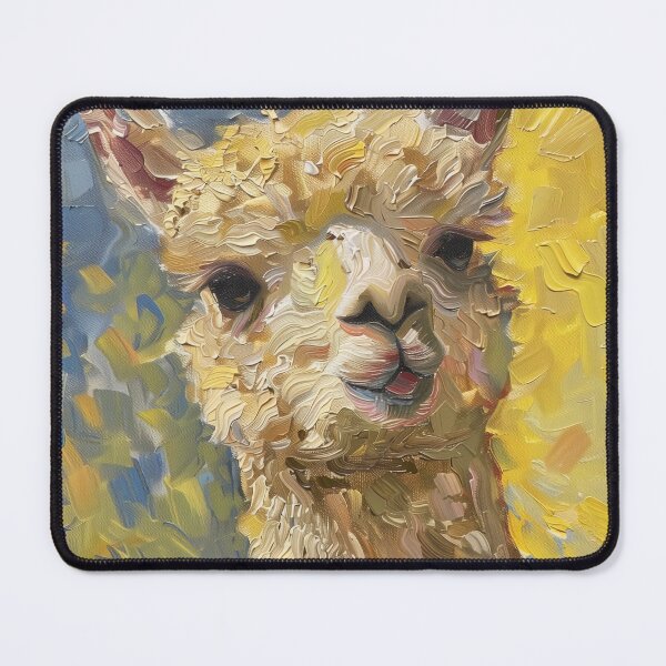 Item preview, Alpaca | Painting in the style of Vincent van Gogh designed and sold by ComicsFactory.