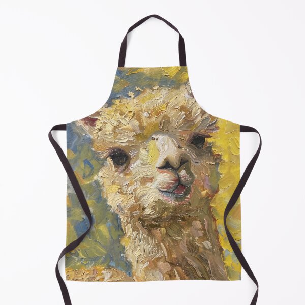 Item preview, Alpaca | Painting in the style of Vincent van Gogh designed and sold by ComicsFactory.