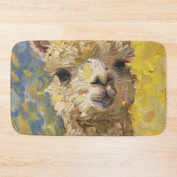 Item preview, Alpaca | Painting in the style of Vincent van Gogh designed and sold by ComicsFactory.