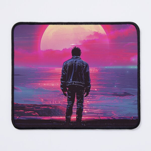 Item preview, Synthwave Aesthetic Illustration designed and sold by nomiraclehere.