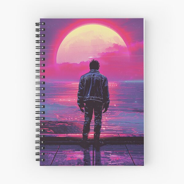 Item preview, Synthwave Aesthetic Illustration designed and sold by nomiraclehere.