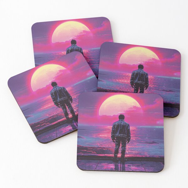 Item preview, Synthwave Aesthetic Illustration designed and sold by nomiraclehere.