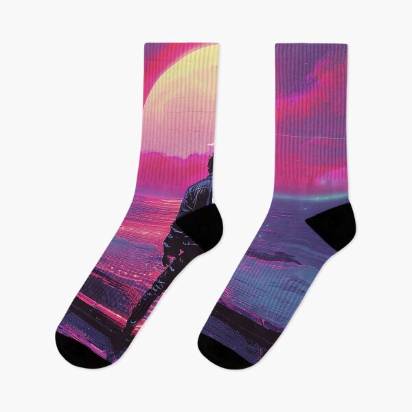 Item preview, Synthwave Aesthetic Illustration designed and sold by nomiraclehere.