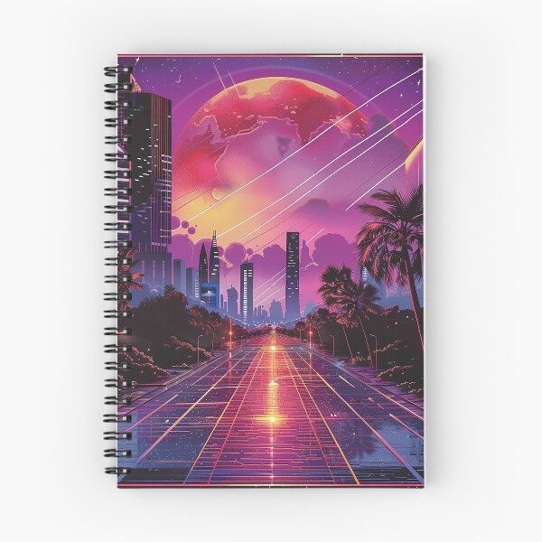 Item preview, Synthwave Aesthetic Illustration designed and sold by nomiraclehere.