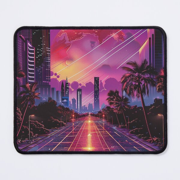Item preview, Synthwave Aesthetic Illustration designed and sold by nomiraclehere.