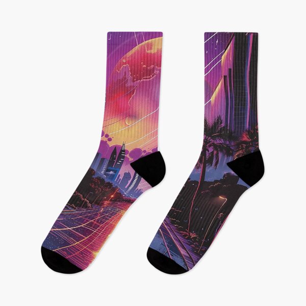 Item preview, Synthwave Aesthetic Illustration designed and sold by nomiraclehere.