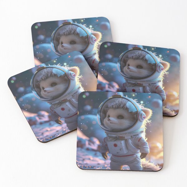 Item preview, Curious Hedgehog Explorer on Forein Planet in Outer Space designed and sold by Mullet Monkey.