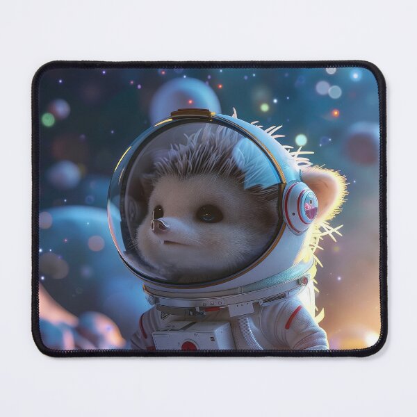 Item preview, Curious Hedgehog Explorer on Forein Planet in Outer Space designed and sold by Mullet Monkey.