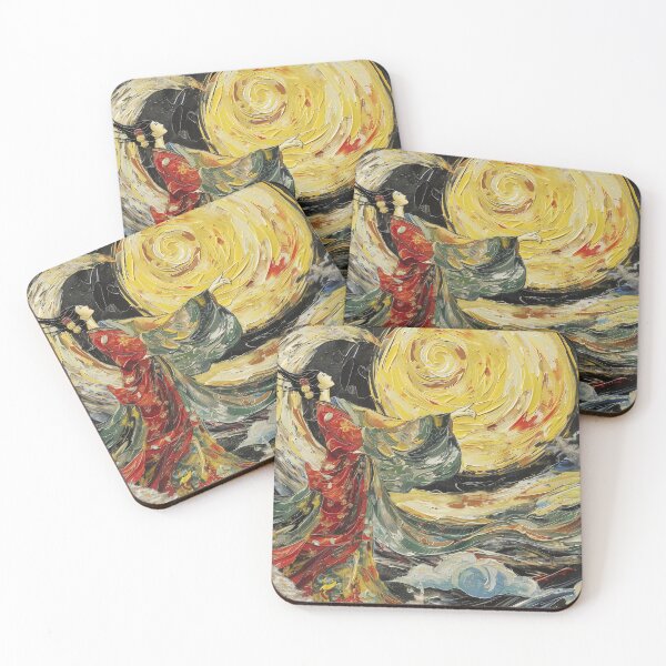Item preview, Amaterasu | Painting in the style of Vincent van Gogh designed and sold by ComicsFactory.