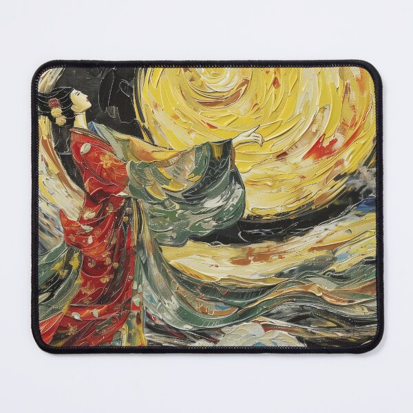 Item preview, Amaterasu | Painting in the style of Vincent van Gogh designed and sold by ComicsFactory.