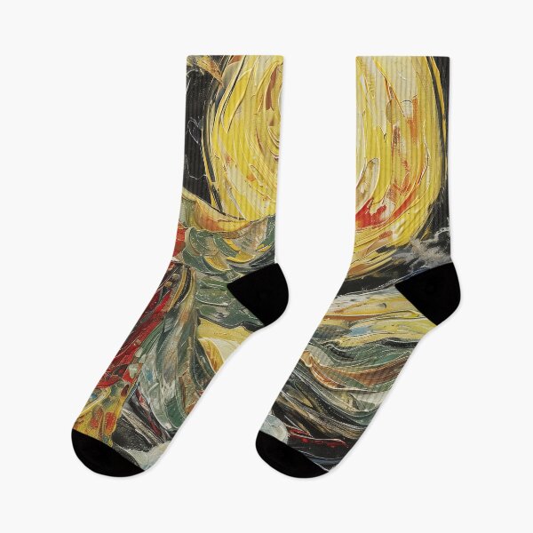 Item preview, Amaterasu | Painting in the style of Vincent van Gogh designed and sold by ComicsFactory.