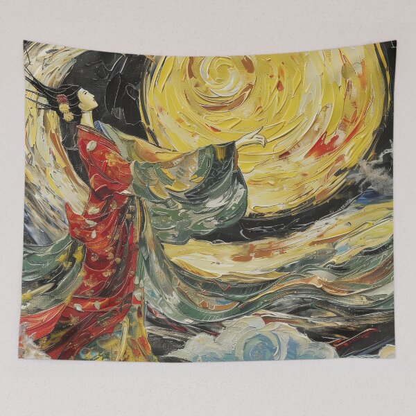 Item preview, Amaterasu | Painting in the style of Vincent van Gogh designed and sold by ComicsFactory.