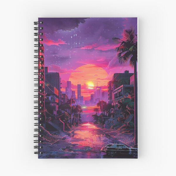 Item preview, Synthwave Aesthetic Illustration designed and sold by nomiraclehere.