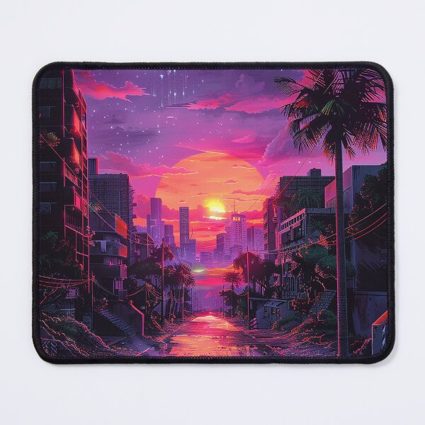 Item preview, Synthwave Aesthetic Illustration designed and sold by nomiraclehere.