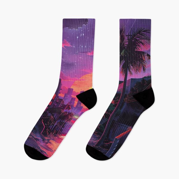 Item preview, Synthwave Aesthetic Illustration designed and sold by nomiraclehere.