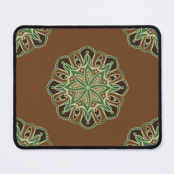 Item preview, Indian mandala pattern brown designed and sold by Karin Schön.