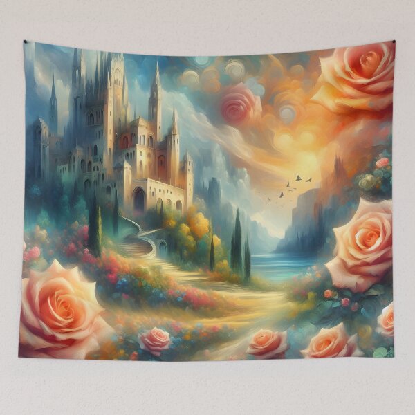 Item preview, Castle Dreams: A Romantic Reverie designed and sold by AI-Only Creations.
