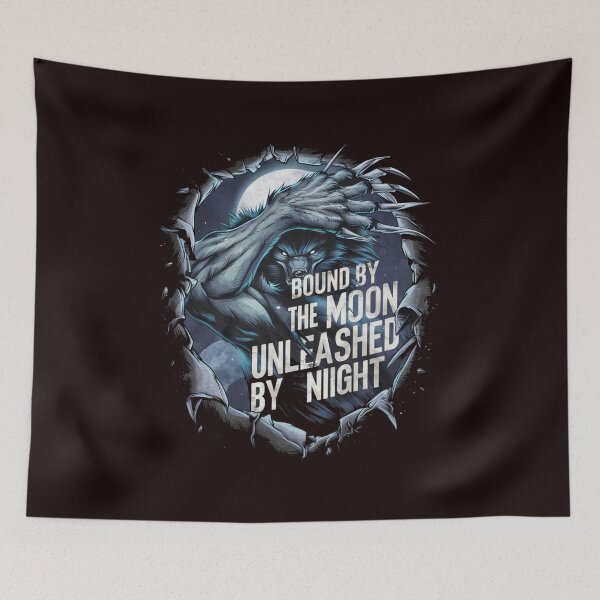 Item preview, Bound by the Moon, Unleashed by Night designed and sold by HOMEDESIGNPRINT.
