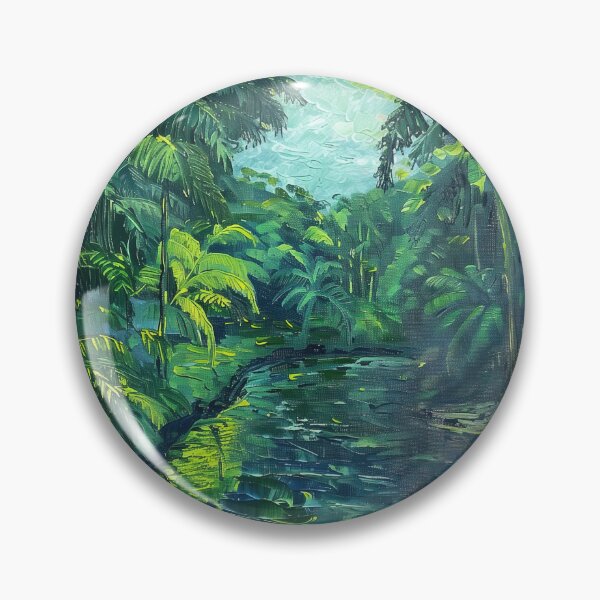 Item preview, Amazon Rainforest | Painting in the style of Vincent van Gogh designed and sold by ComicsFactory.