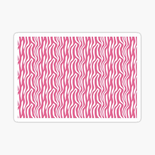 Aperçu de l'œuvre Motif zèbre rose et blanc créée et vendue par compositionD.
