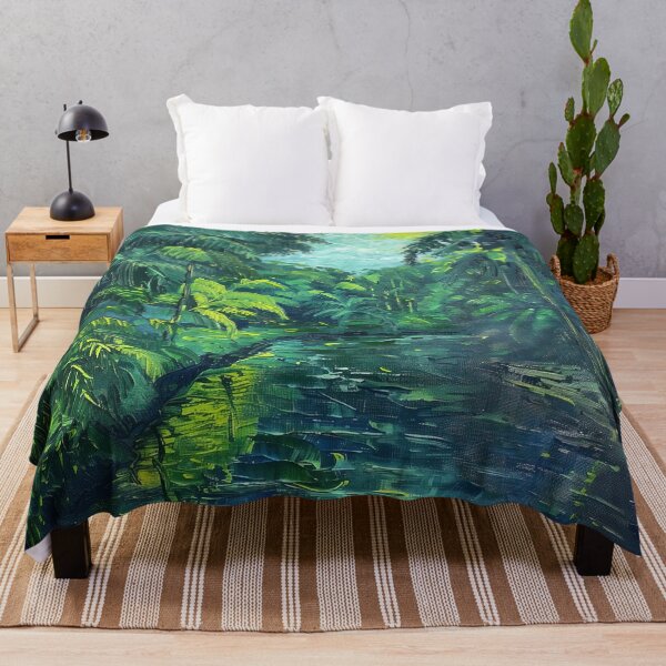 Item preview, Amazon Rainforest | Painting in the style of Vincent van Gogh designed and sold by ComicsFactory.