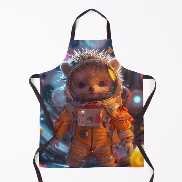 Item preview, Cute Curious Hedghog Exploring Space Station designed and sold by Mullet Monkey.