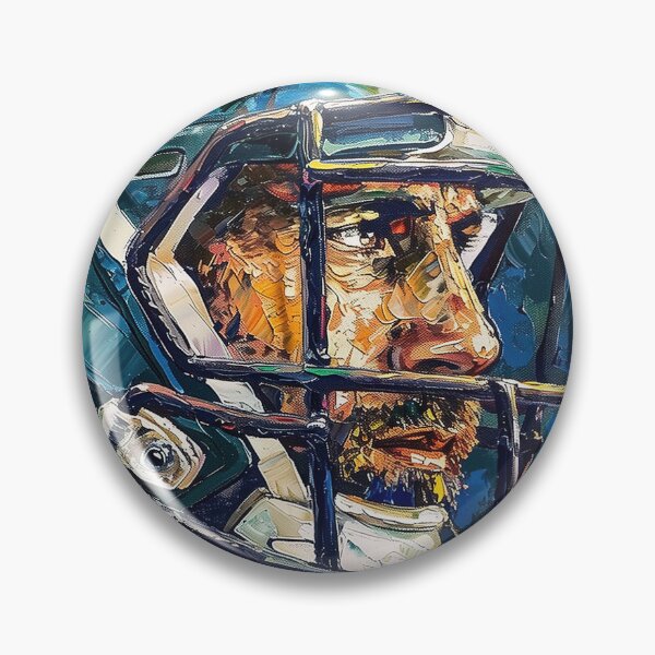 Item preview, American football player | Painting in the style of Vincent van Gogh designed and sold by ComicsFactory.