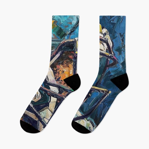 Item preview, American football player | Painting in the style of Vincent van Gogh designed and sold by ComicsFactory.