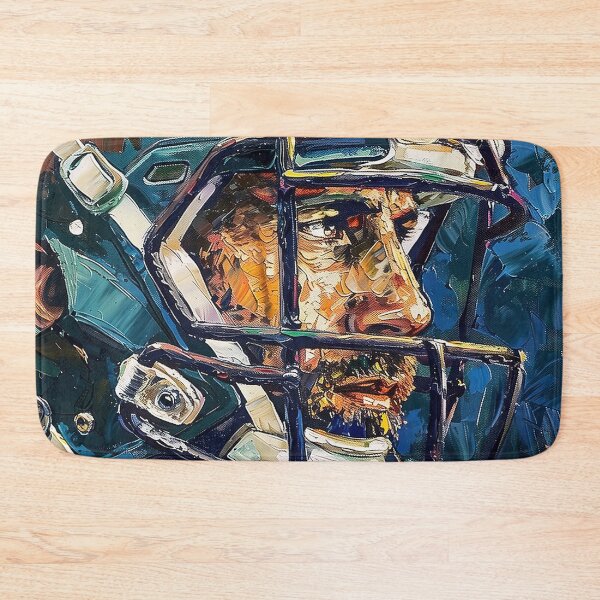 Item preview, American football player | Painting in the style of Vincent van Gogh designed and sold by ComicsFactory.