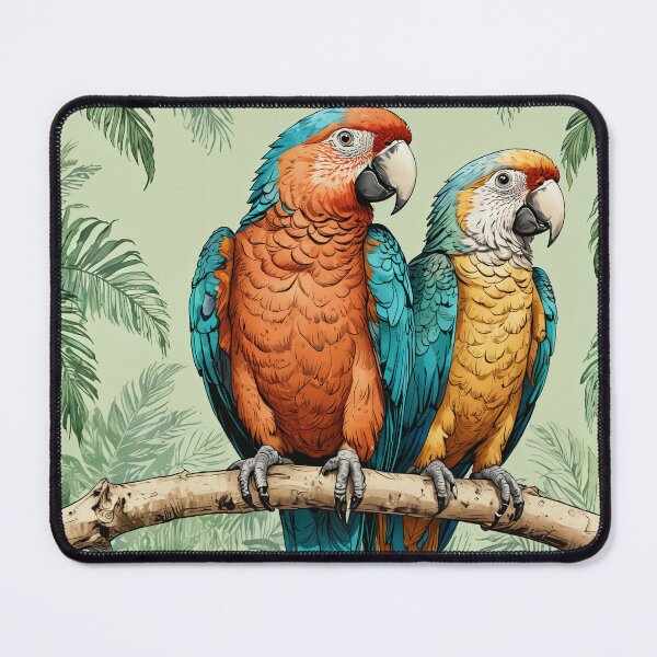 Item preview, Two parrots - curious designed and sold by PragmaticP.