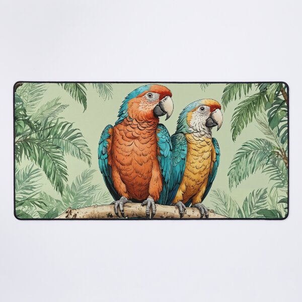 Item preview, Two parrots - curious designed and sold by PragmaticP.