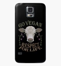 Funda/vinilo para Samsung Galaxy GO VEGAN - RESPETO POR LA VIDA