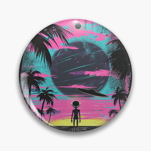 Item preview, Synthwave Aesthetic Illustration designed and sold by nomiraclehere.