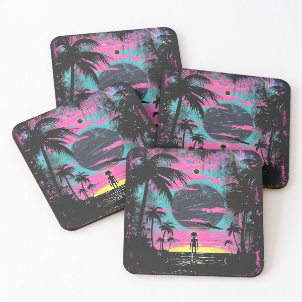 Item preview, Synthwave Aesthetic Illustration designed and sold by nomiraclehere.