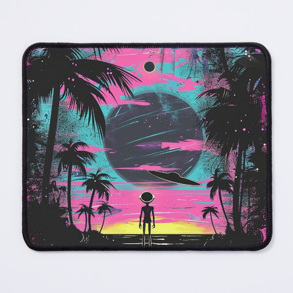 Item preview, Synthwave Aesthetic Illustration designed and sold by nomiraclehere.