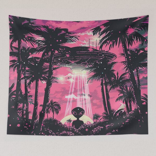 Item preview, Synthwave Aesthetic Illustration designed and sold by nomiraclehere.